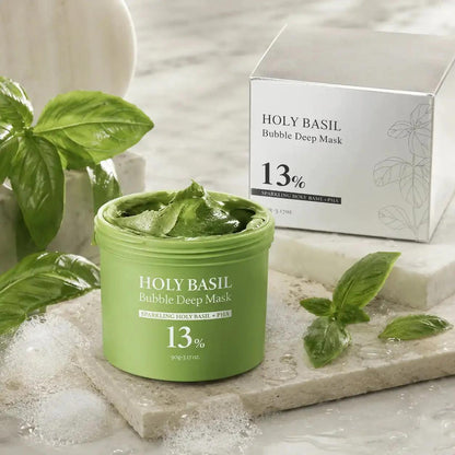 Holy Basil Bubble Deep Face Mask